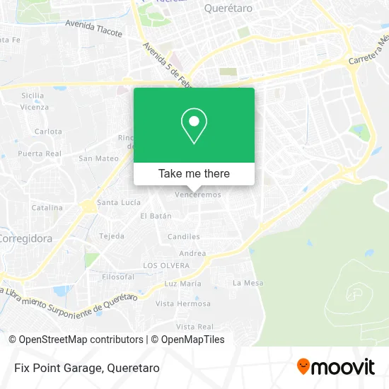 Fix Point Garage map