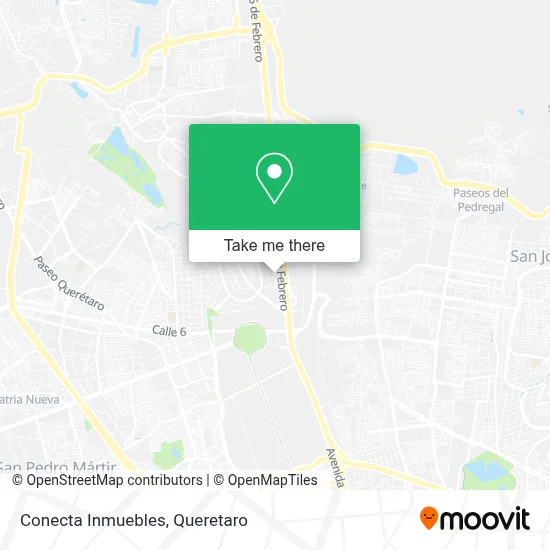 Conecta Inmuebles map