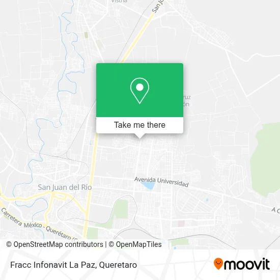 Fracc Infonavit La Paz map