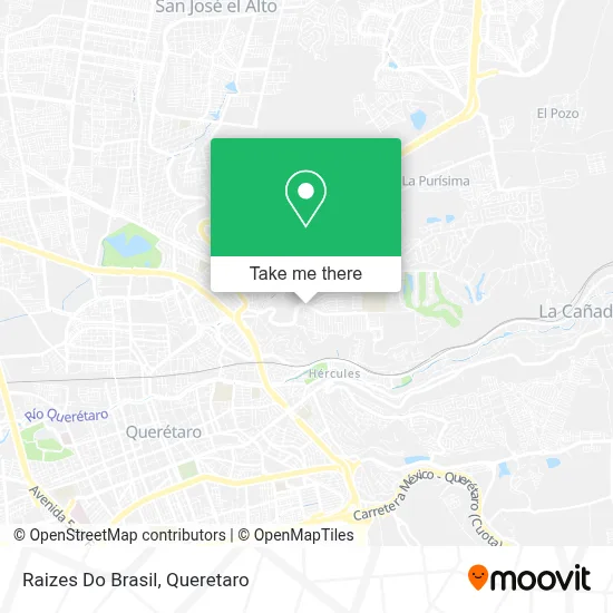 Raizes Do Brasil map