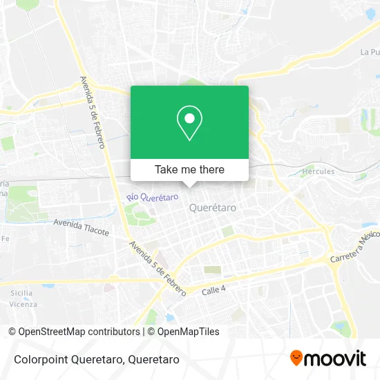 Colorpoint Queretaro map