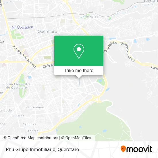 Rhu Grupo Inmobiliario map