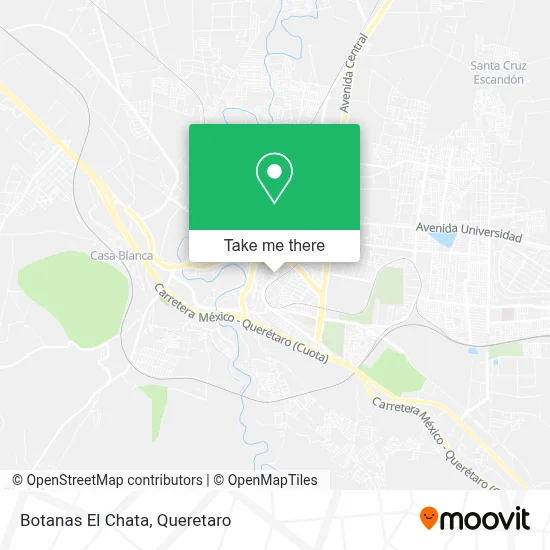 Botanas El Chata map