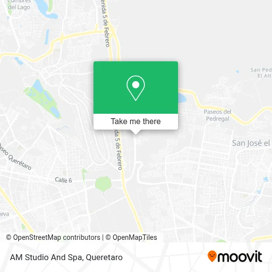 AM Studio And Spa map