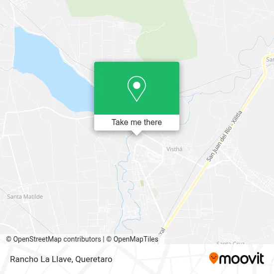 Rancho La Llave map