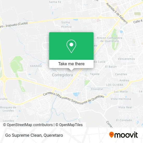 Go Supreme Clean map