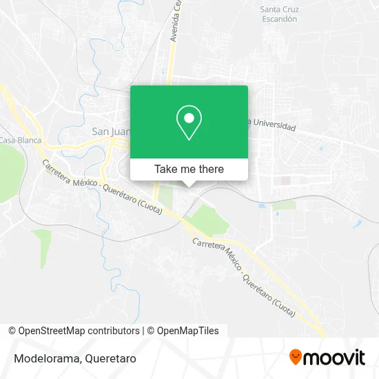 Modelorama map