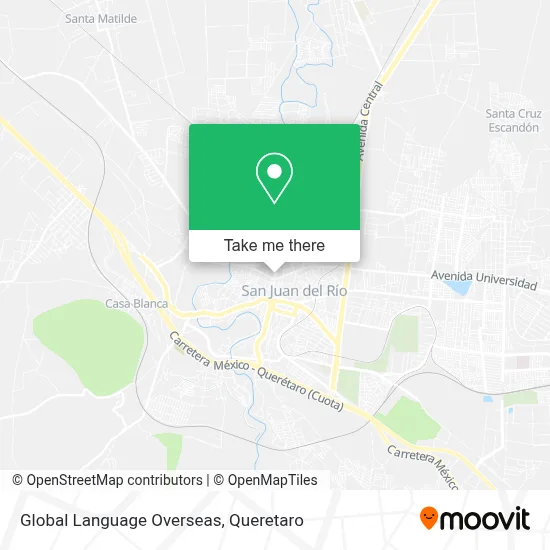 Global Language Overseas map
