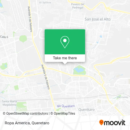Ropa America map