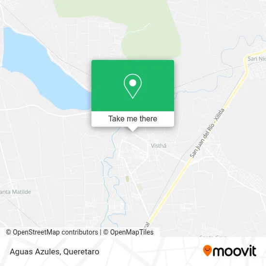Aguas Azules map