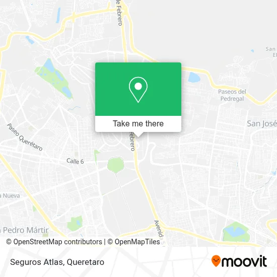 Seguros Atlas map