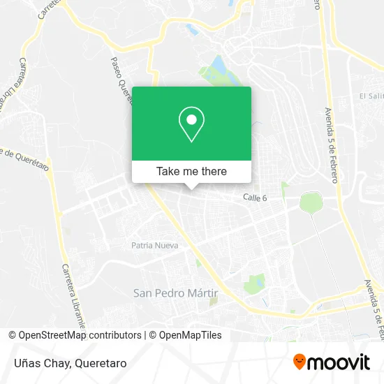 Uñas Chay map
