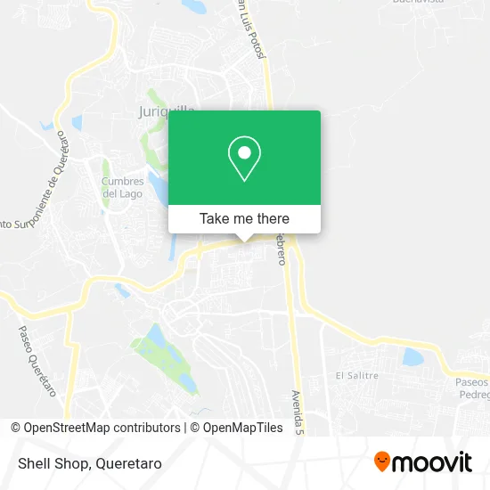 Shell Shop map