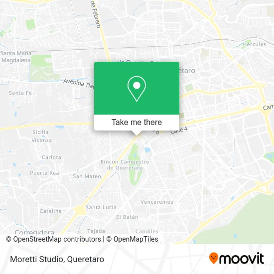 Moretti Studio map