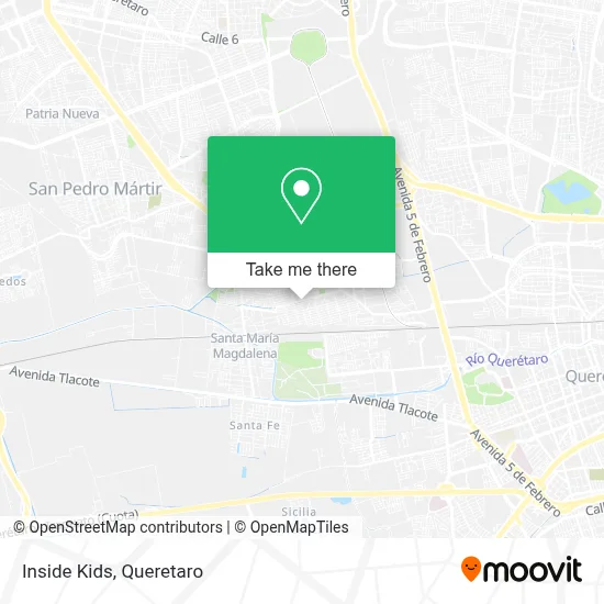 Inside Kids map
