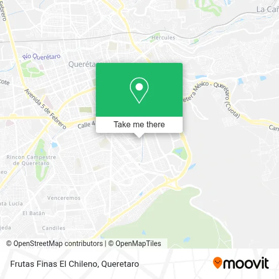 Frutas Finas El Chileno map