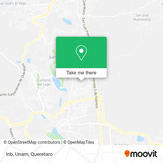 Inb, Unam map