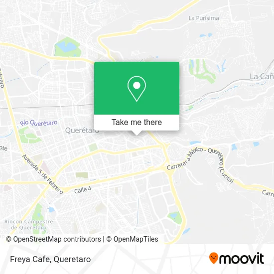 Freya Cafe map