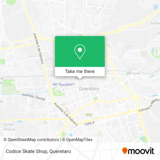 Codice Skate Shop map