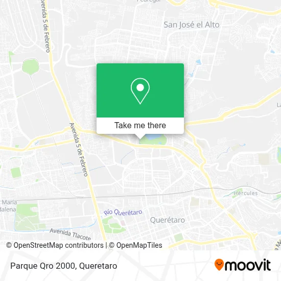Parque Qro 2000 map