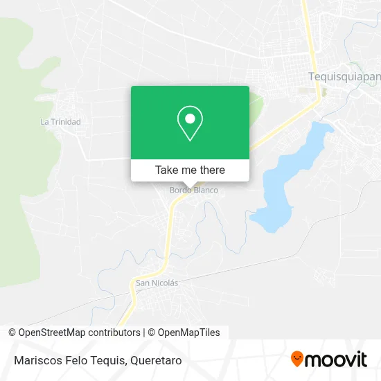 Mariscos Felo Tequis map