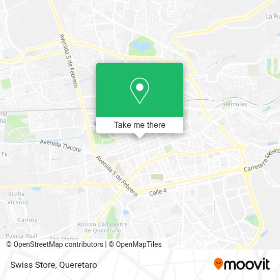 Swiss Store map