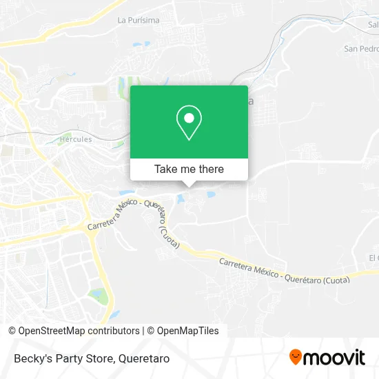 Becky's Party Store map