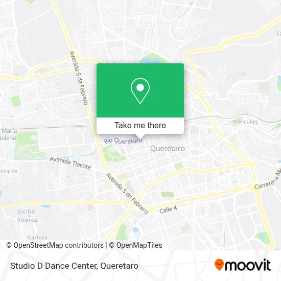 Studio D Dance Center map