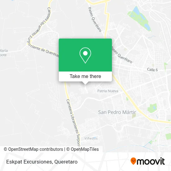 Eskpat Excursiones map