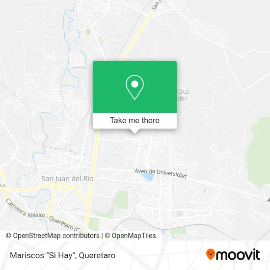 Mariscos "Si Hay" map