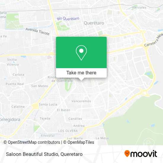 Saloon Beautiful Studio map
