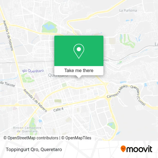 Toppingurt Qro map