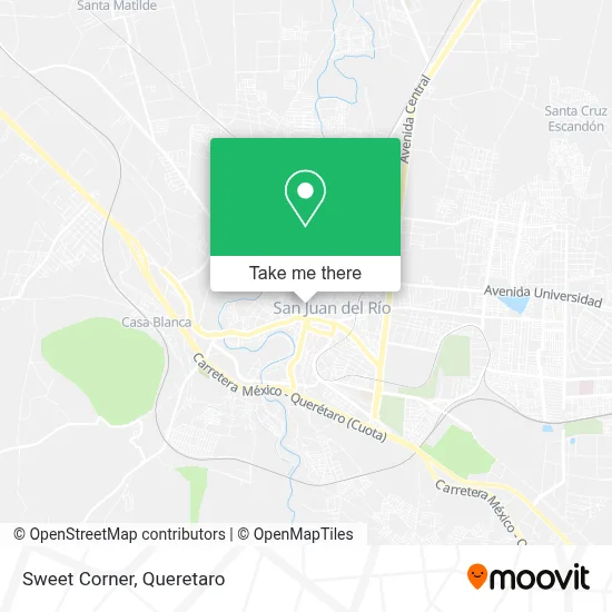 Sweet Corner map