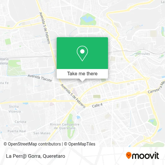 La Perr@ Gorra map