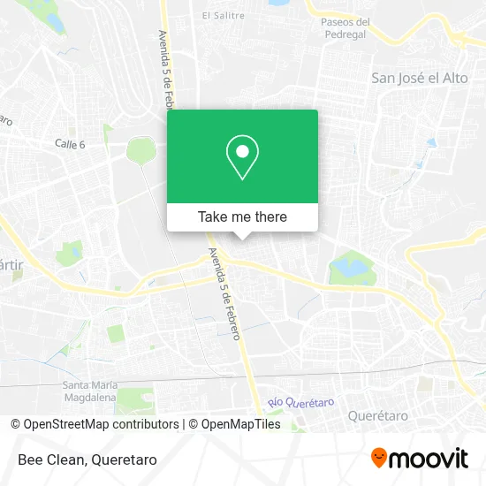 Bee Clean map