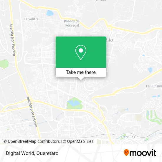 Digital World map