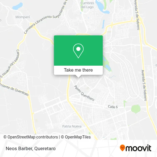 Neos Barber map