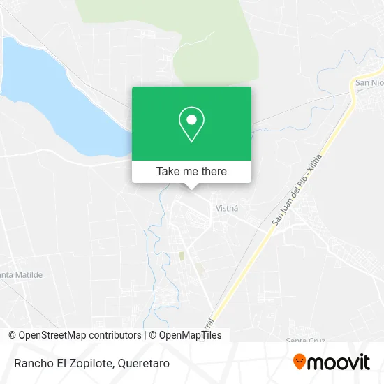 Rancho El Zopilote map