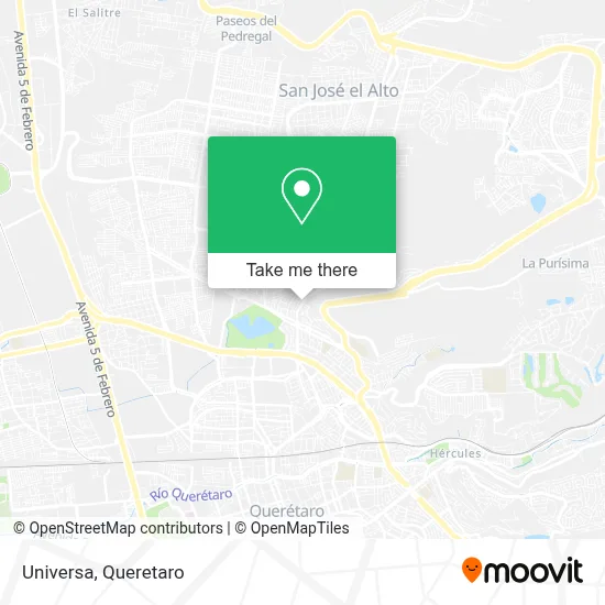 Universa map