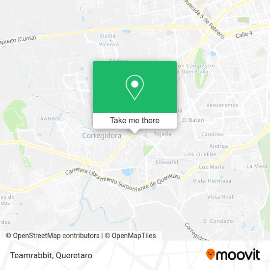 Teamrabbit map