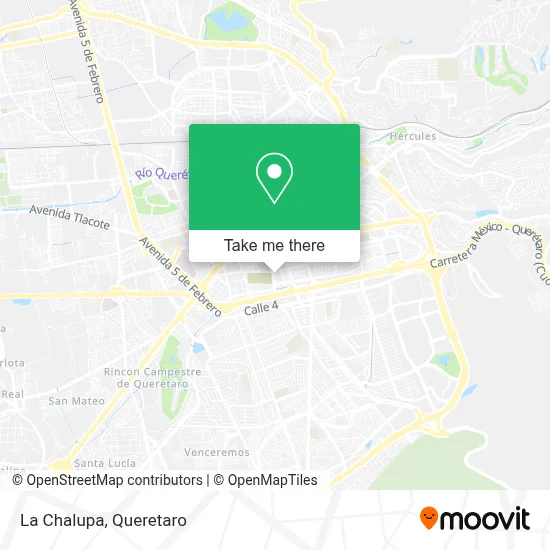 La Chalupa map