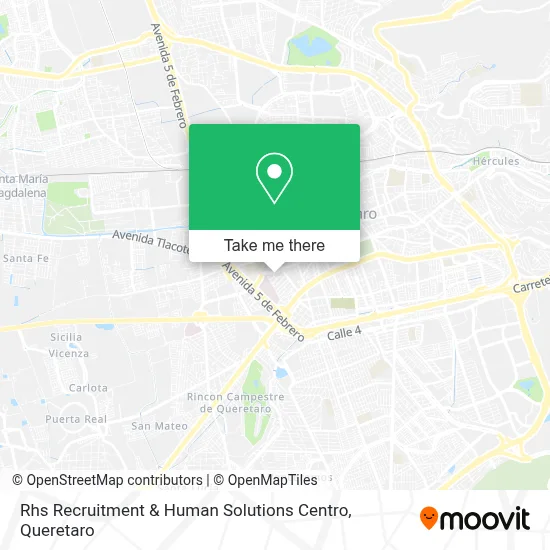 Rhs Recruitment & Human Solutions Centro map