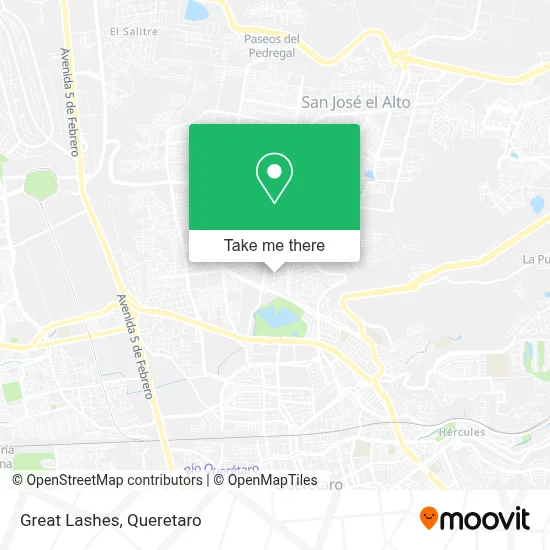 Great Lashes map