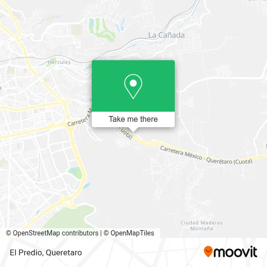 El Predio map