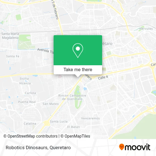 Robotics Dinosaurs map