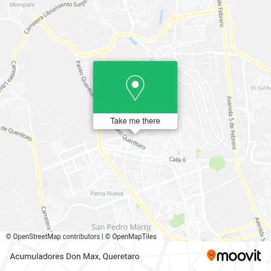Acumuladores Don Max map