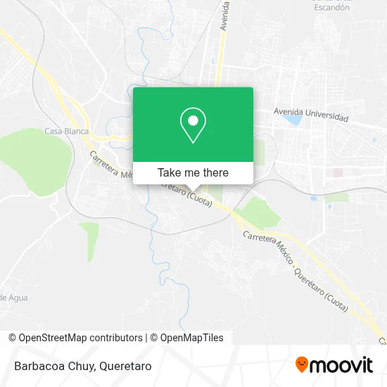 Barbacoa Chuy map