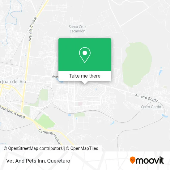 Vet And Pets Inn map