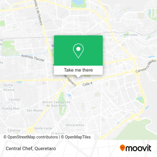 Central Chef map