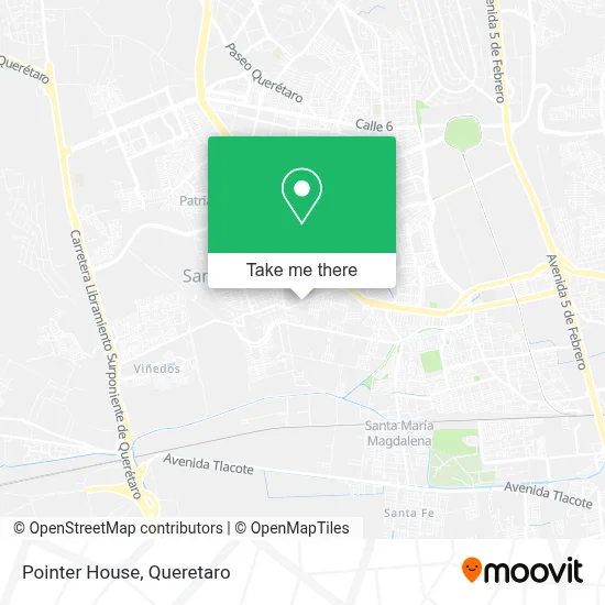 Pointer House map